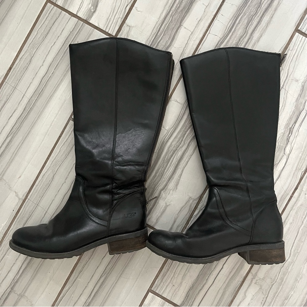 UGG black knee high boots